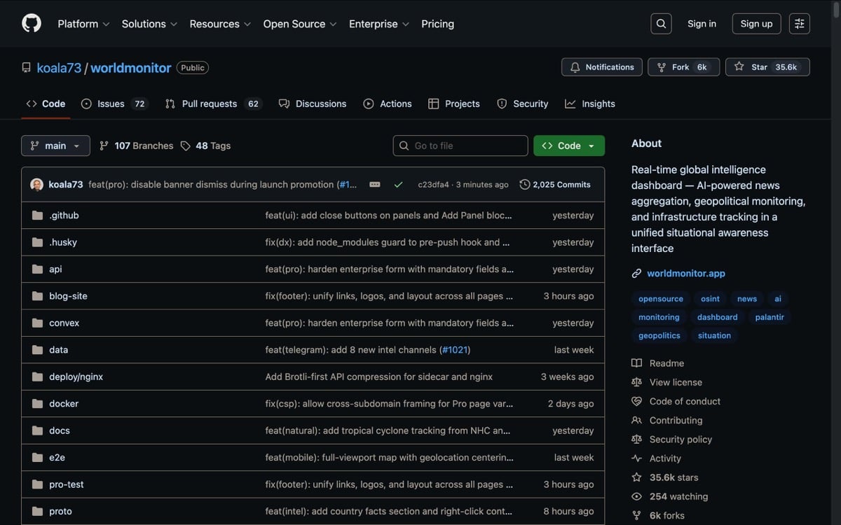 Build on World Monitor: Open APIs, Proto-First Architecture, and the Developer Platform
