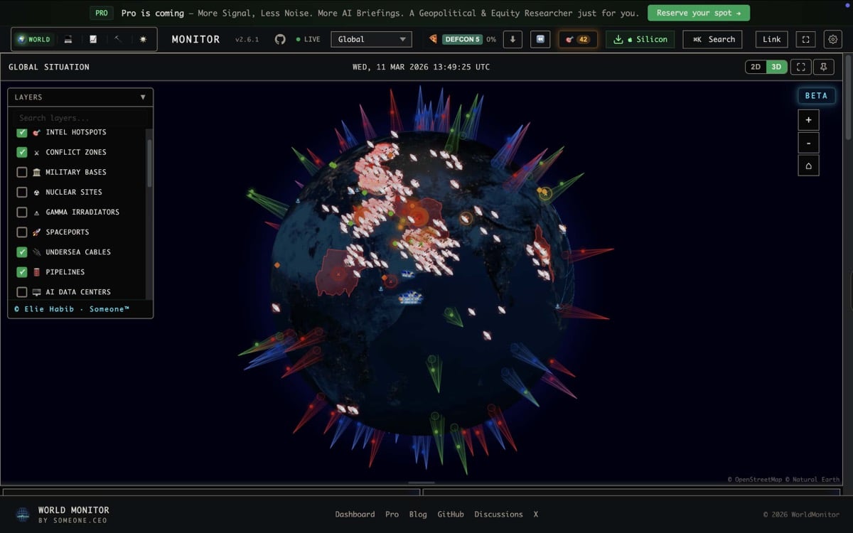 Satellite Eyes: How World Monitor Brings Orbital Surveillance to Your Browser